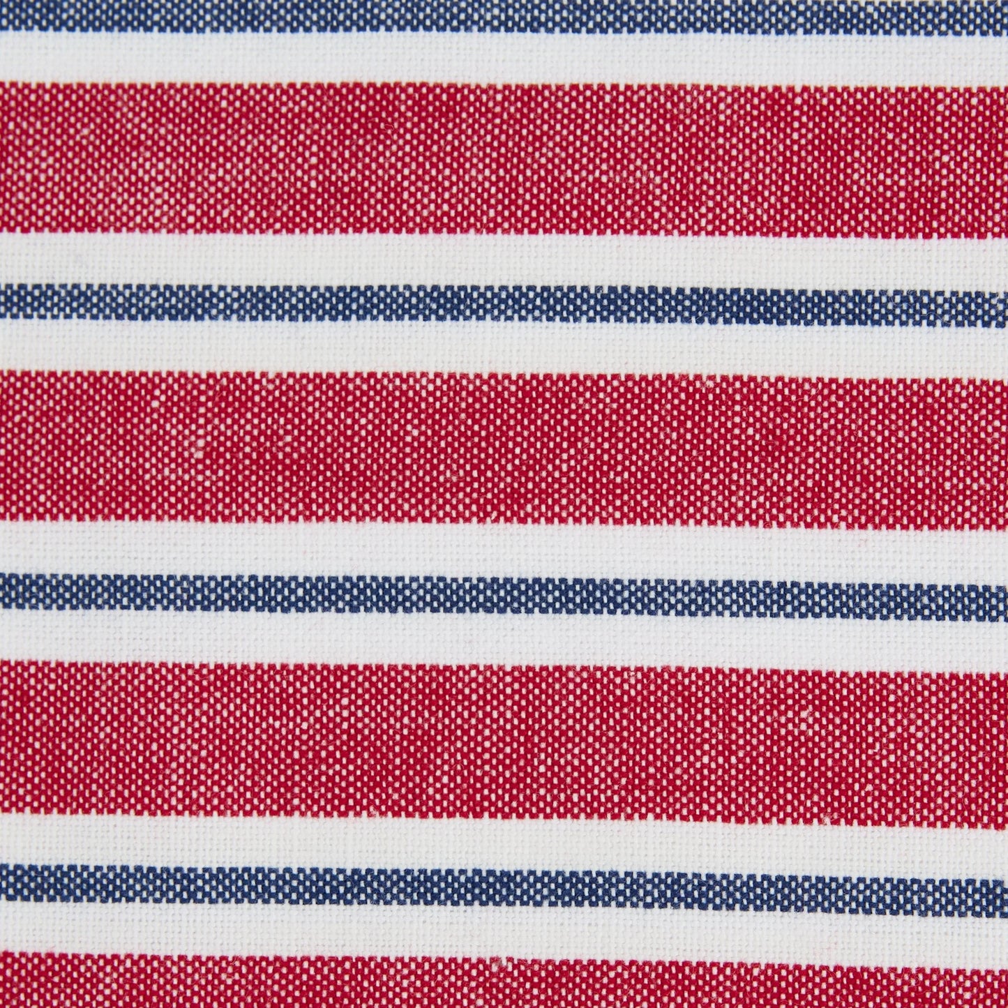 America Stripes Dishtowels with red, white, blue stripes and embroidered cotton texture. Available in 18"x28" size.