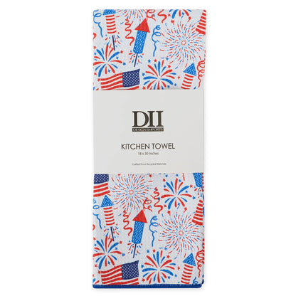 Americana Printed Reversible Microfiber Dishtowel