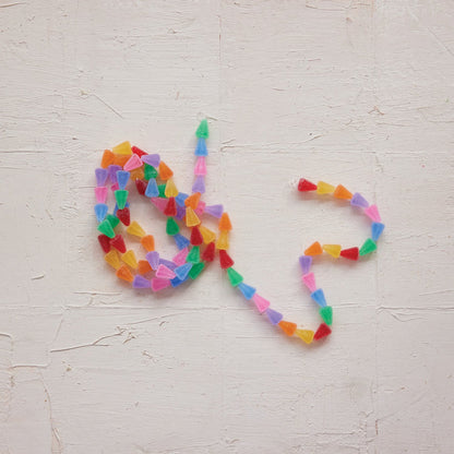 Plastic Gumdrop Multi- Colored Garland
