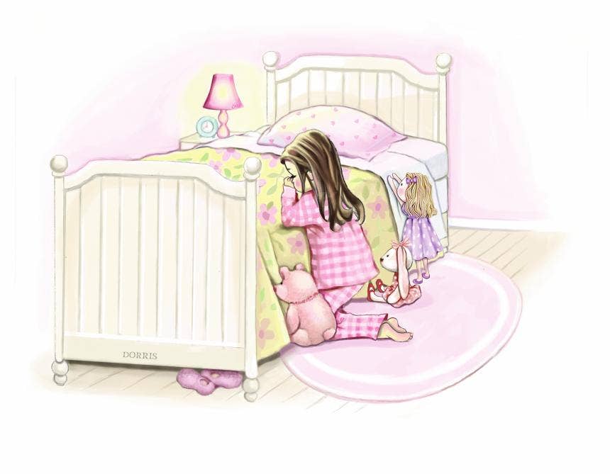Little Southern Belle"—pink pajama set; available in sizes XS-XL.