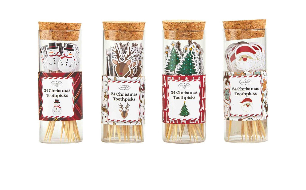 Christmas Toothpick Jars