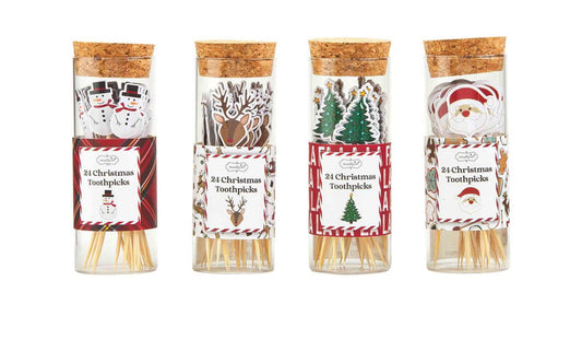 Christmas Toothpick Jars