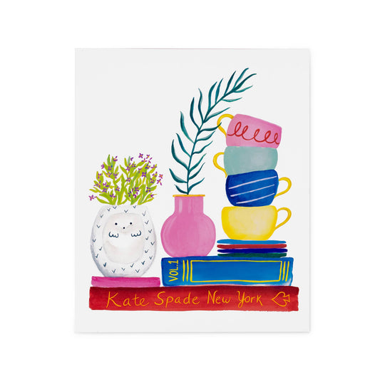 Concealed Spiral Notebook, Charmed Library by Kate Spade New York. Available in standard notebook size.