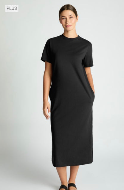 Cotton T-Shirt Midi Dress