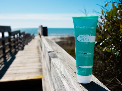 True Ocean Body Wash, 8.5 oz size, bottle displayed; also available in other sizes.