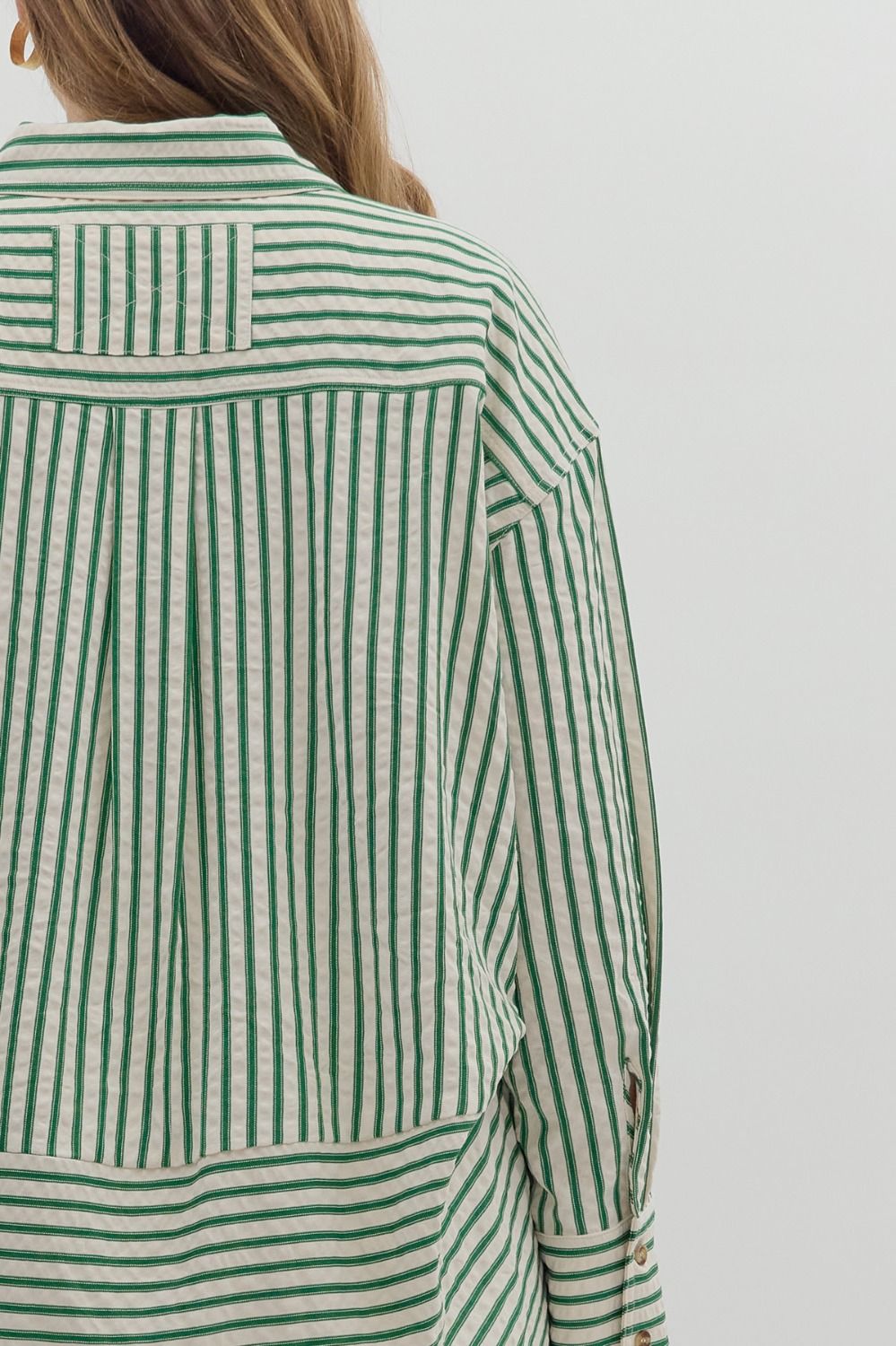 Trish Striped Button Down Shirt