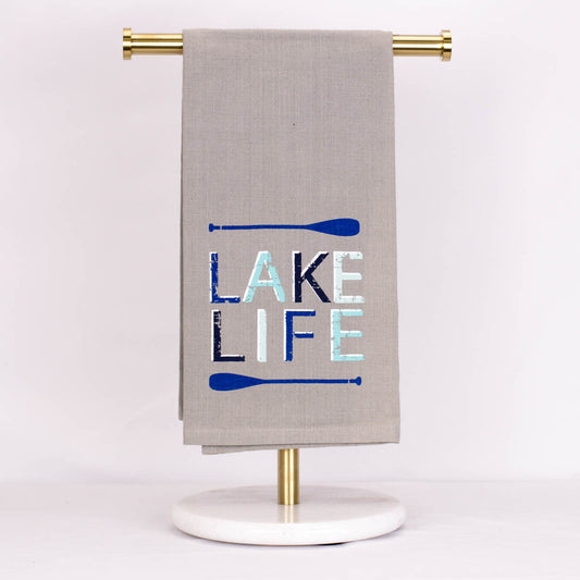 Lake Life Oar Hand Towel