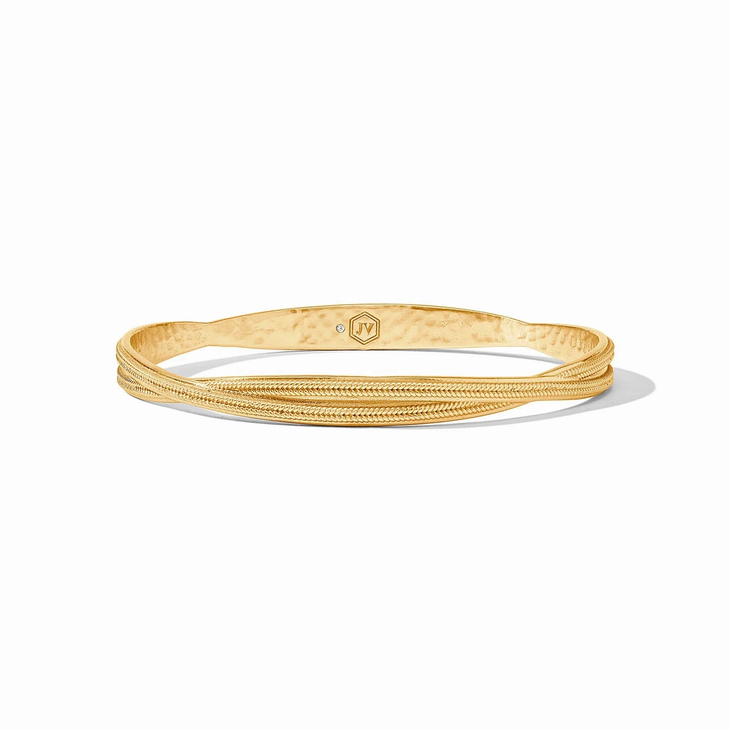 Chevalier Twist Bangle - Gold