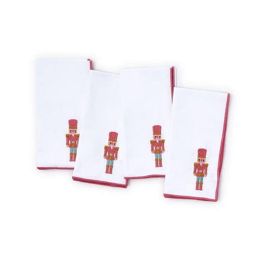 Nutcracker Set of 4 Embrroidered Napkins