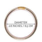 Jelly Glitter Foil Bangle Set