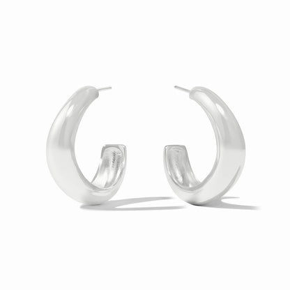 Wave Hoop Silver