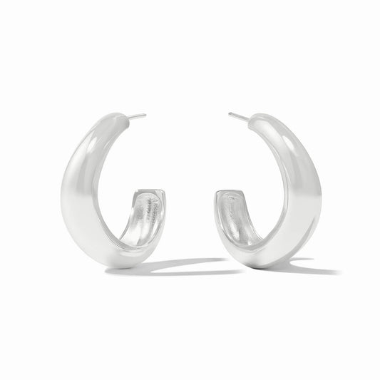 Wave Hoop Silver