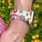 Multi Color Cheetah Apple Watch Band: Multi Color cheetah / 42/44mm