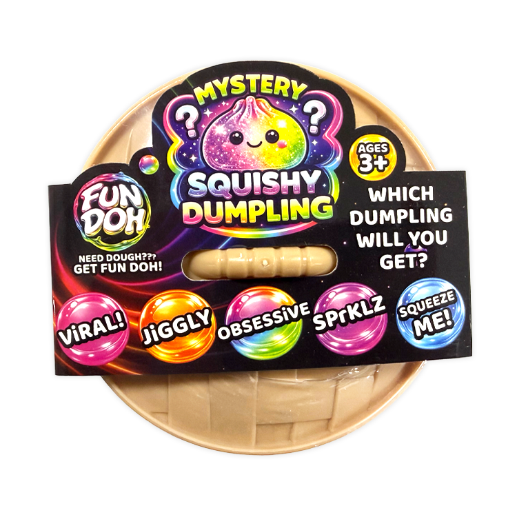 Fun Doh 4" Mystery Dumpling Squish Toy