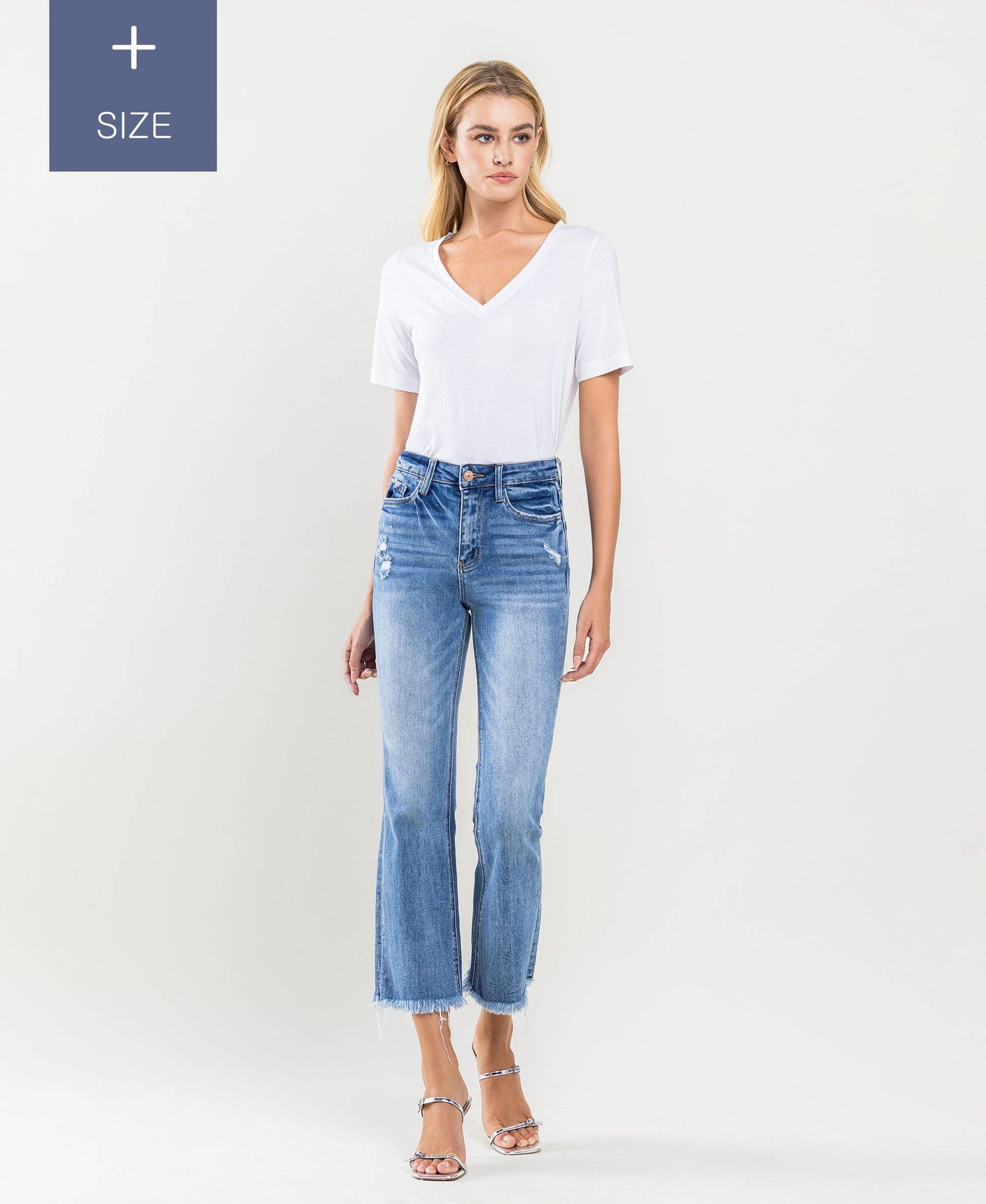 Amber High Rise Kick Flare Jeans