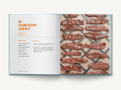 Charcuterie by Number: Showstopping Boards & Recipes" open to venison jerky recipe. Available in standard hardcover size.