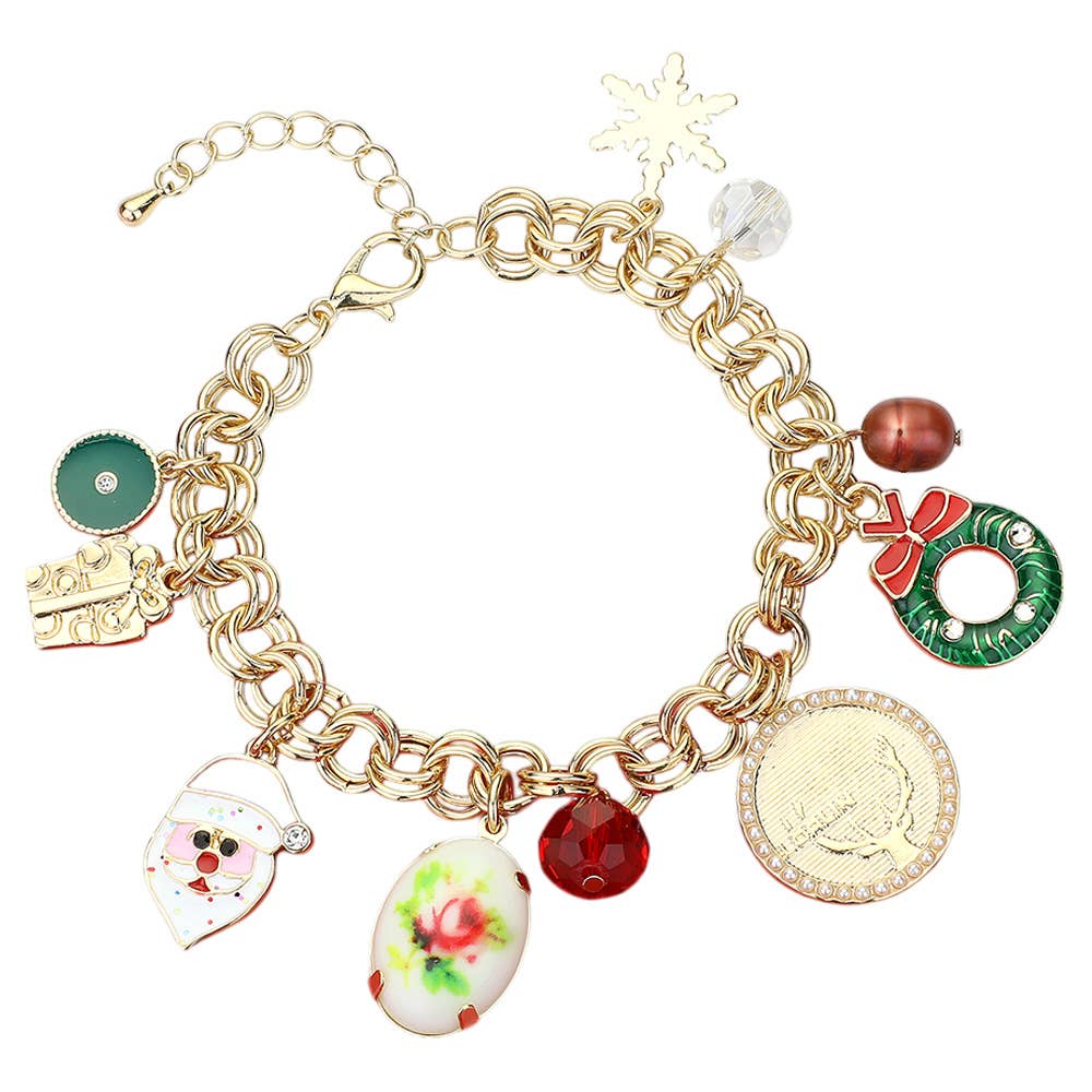 Christmas Charm Station Bracelet