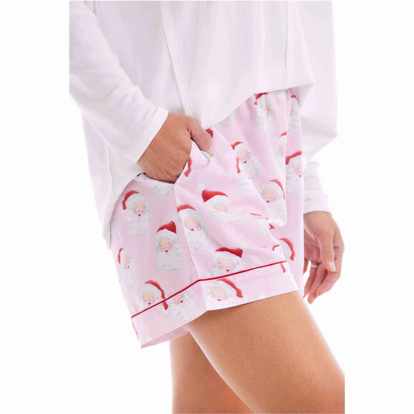 Santa Holiday Sleep Shorts