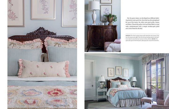 Carved wooden headboard, available in Queen, King, and California King sizes. Traditional style with light blue finish.