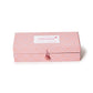 Rectangular pink box with diamond pattern, rose clasp, and "Sparkling Rosé" label holds set of 3 candles. Sizes: not specified.
