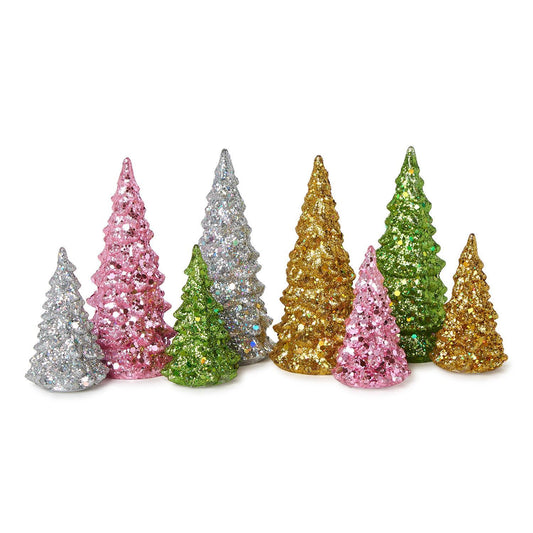 Mini Light Up Glitter Trees
