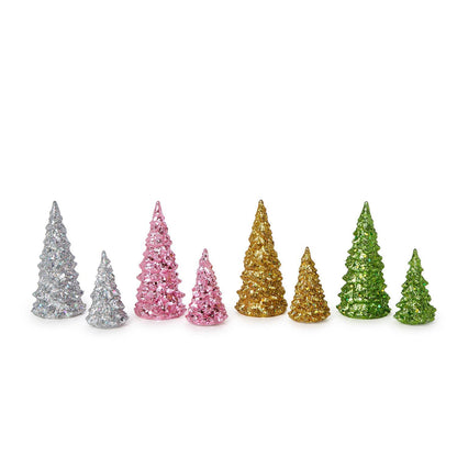 Mini Light Up Glitter Trees