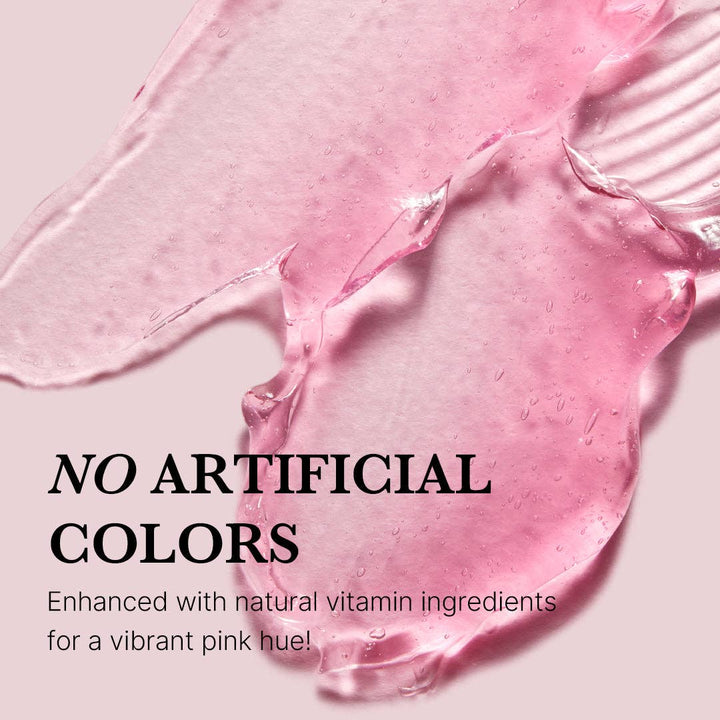 MEDICUBE Collagen Niacinamide Jelly Cream, vibrant pink gel, no artificial colors. Available in 50ml and 80ml sizes.