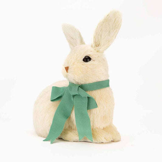 Palmer Bunny Decor White/Dusty Blue