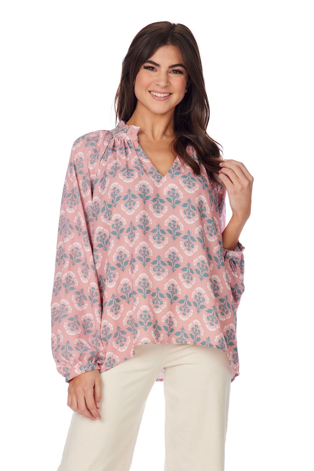 Block Print Warren Top