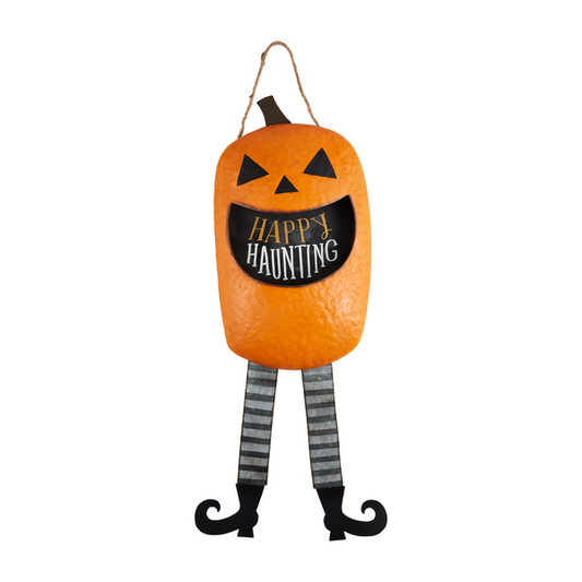 Jack-o-Lantern Candy Door Hanger