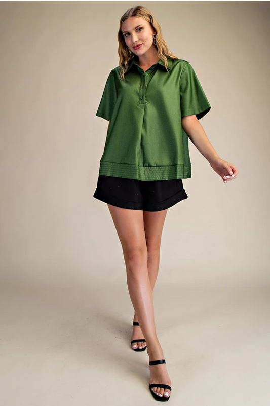 Olivia Green Blouse