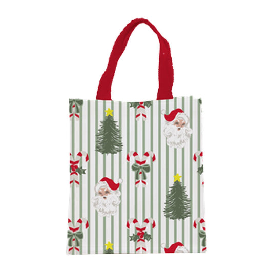 Compact Carry Tote Peppermint Pine