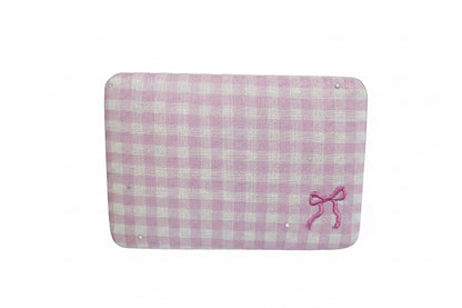 Gingham Jewelry Case