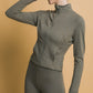 Olive green Active Long-Sleeve Zip-Up Performance Top. Sizes available: XS, S, M, L, XL.
