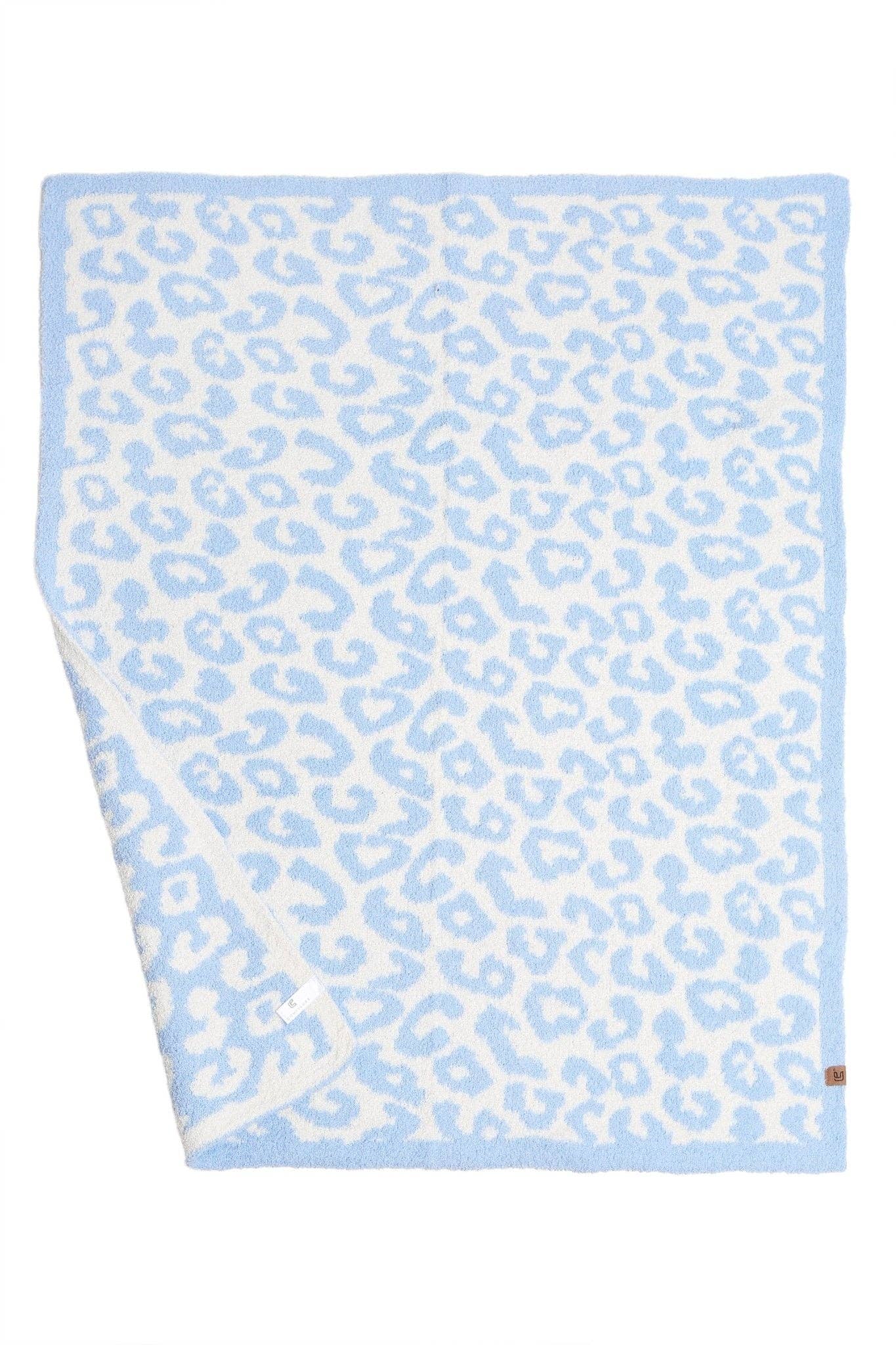 Super Lux Children's Leopard Blanket: Beige