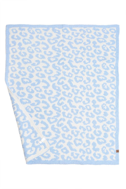 Super Lux Children's Leopard Blanket: Beige