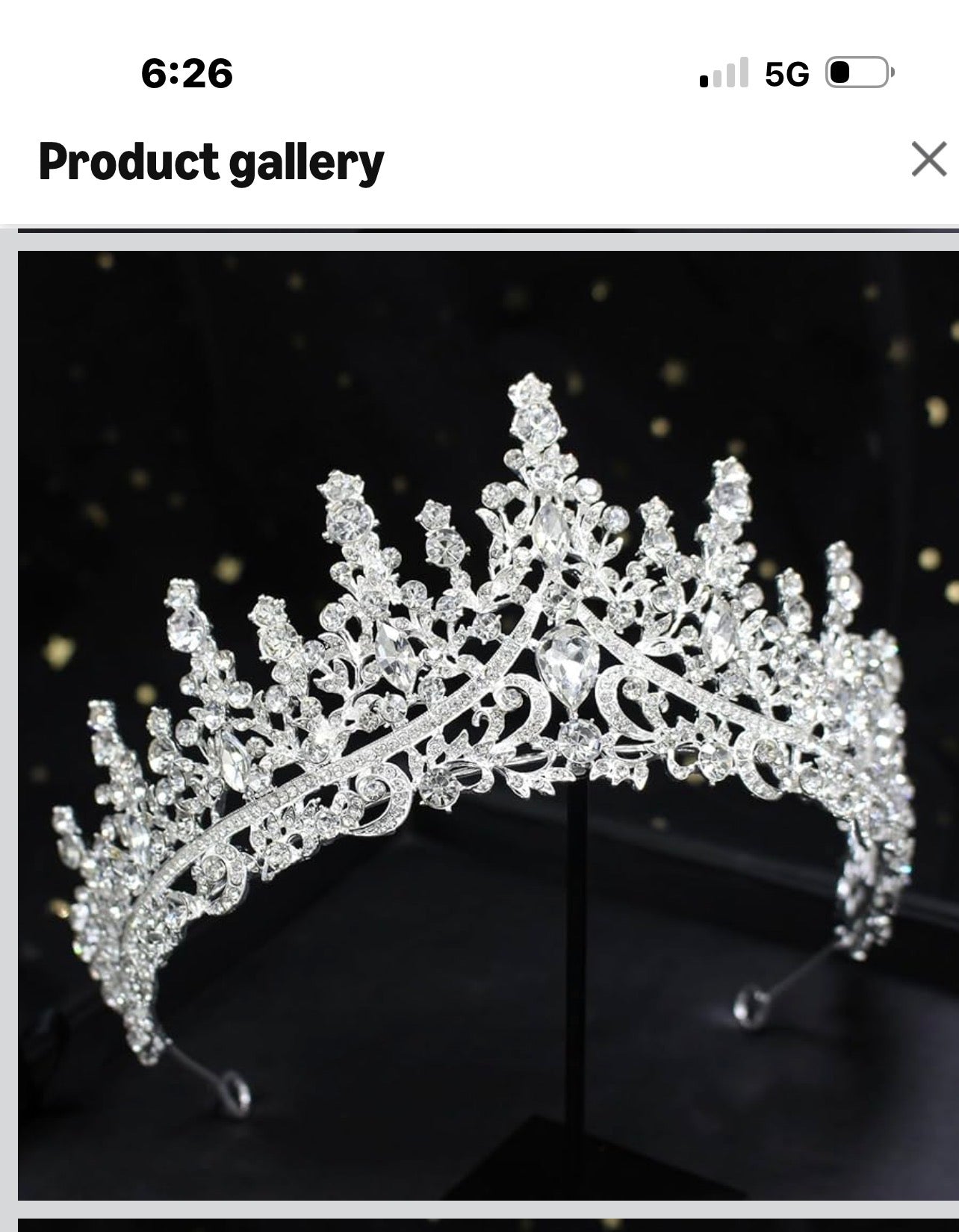 Silver Star Tiara