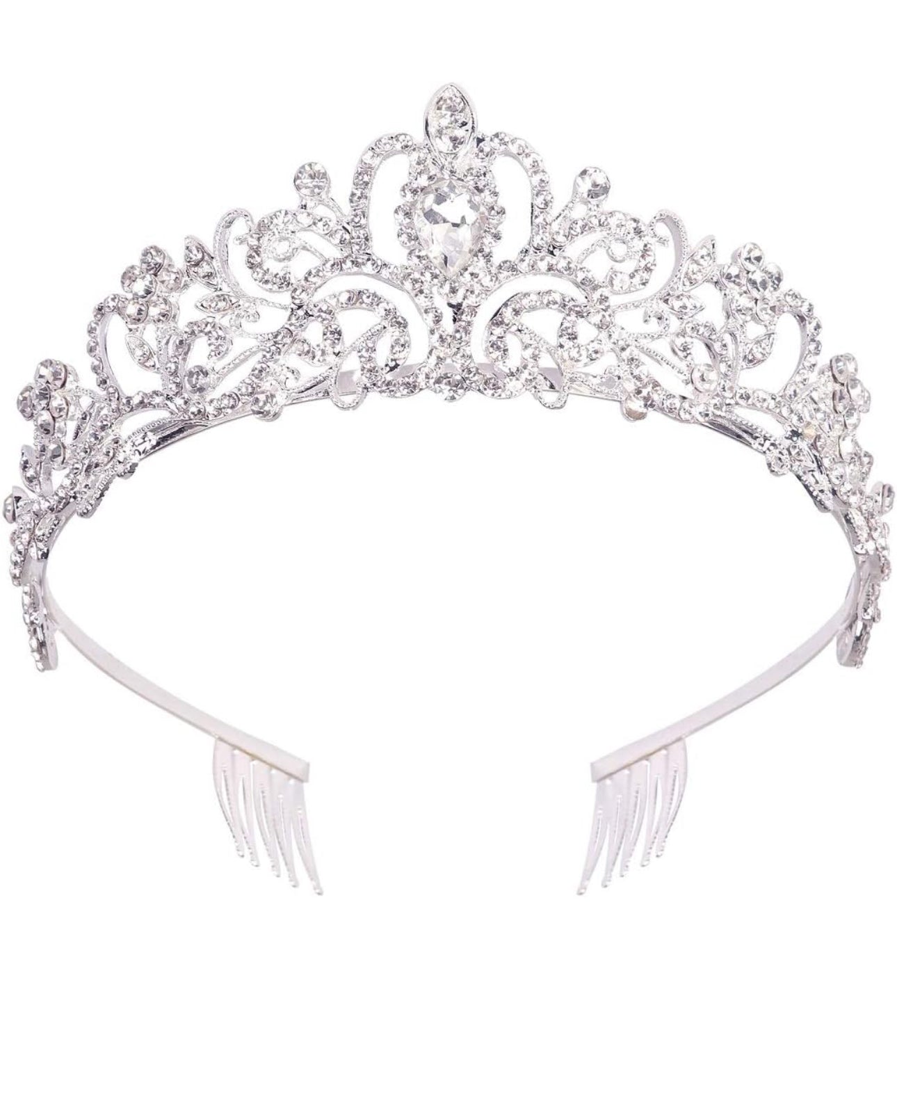 Didder Silver Crystal Tiara