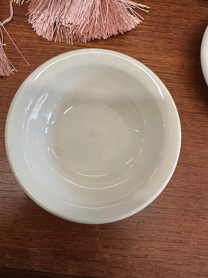 Buffalo China Bowl with a numbered 1901 vintage marking; available in multiple sizes.