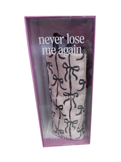 Free Standing Glasses Holder, pink/black box, black ribbon towel. Sizes: small, medium, large. For organizing eyewear.