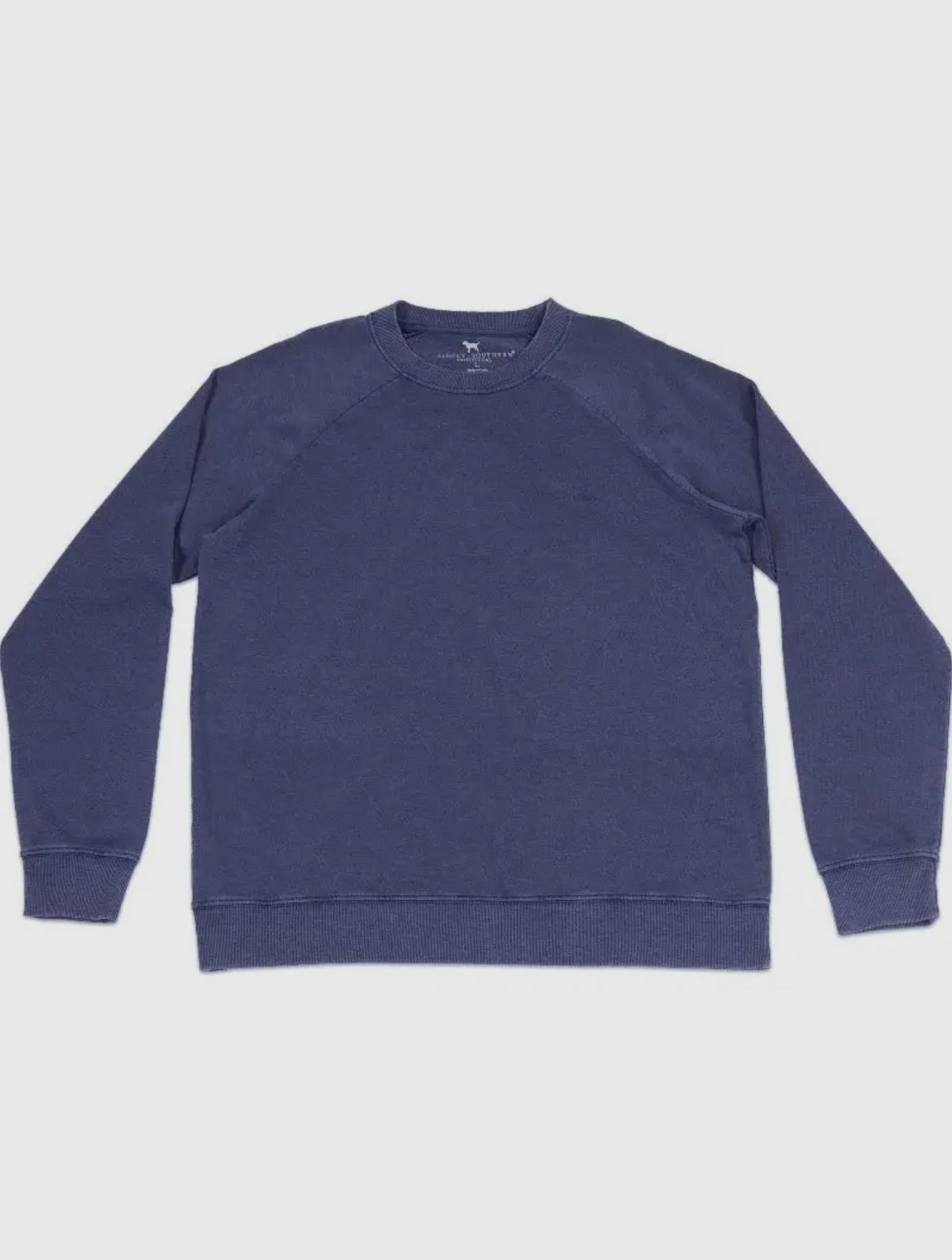 Men’s Washed Navy Crewneck