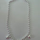 Heart Ball 18k Gold/ Silver Necklace