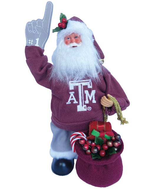 12" Texas A&M Animated/Musical Santa