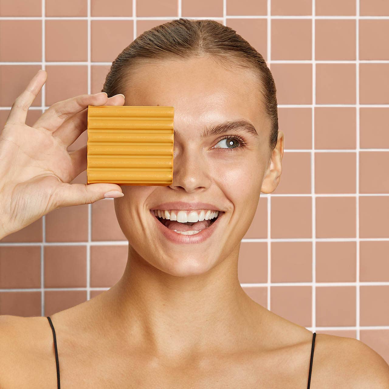 Rectangular, ribbed Kojic Acid Face and Body Bar shown; available in 50g and 100g sizes.