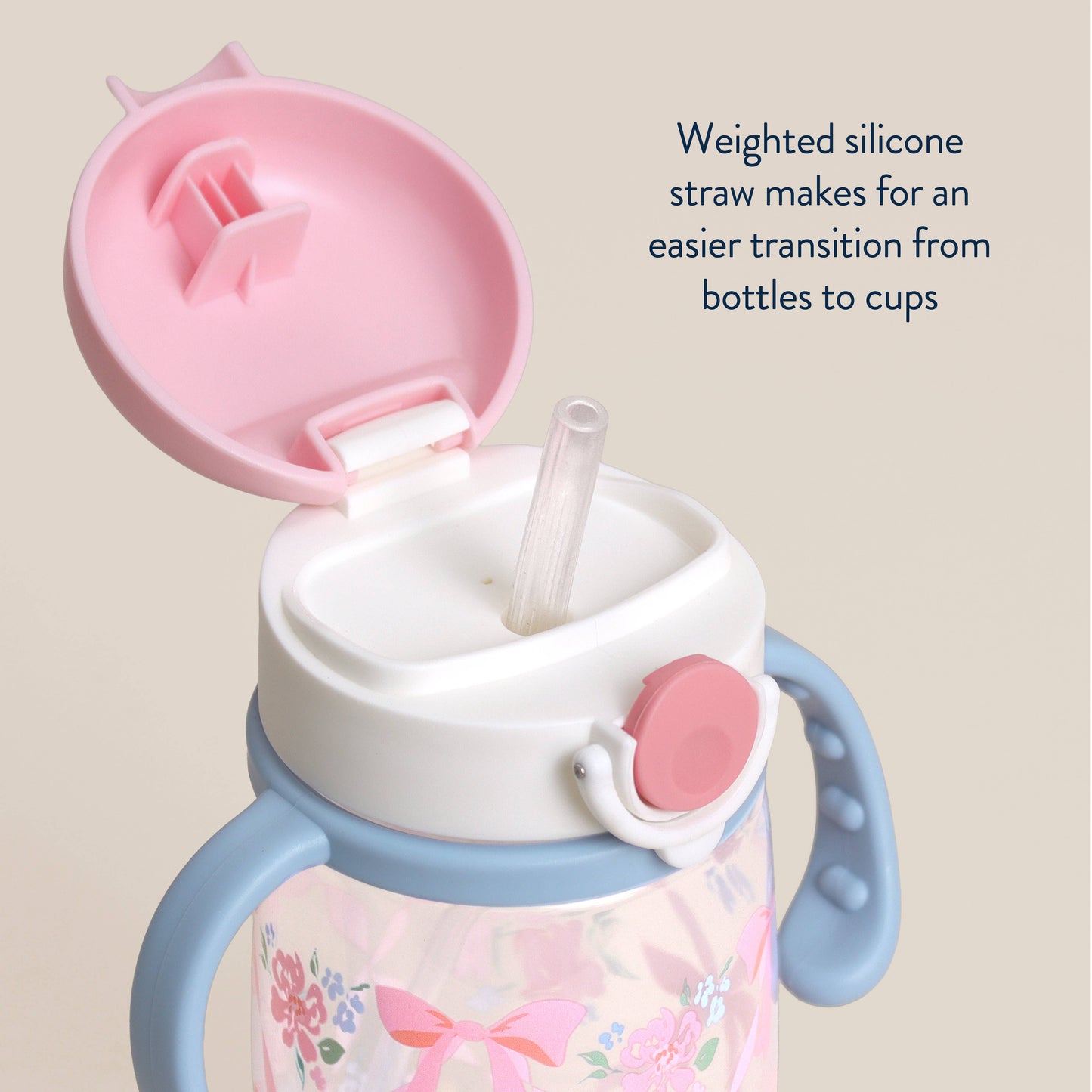 Itzy Sips™ Straw Cup With Snap-Close Lid