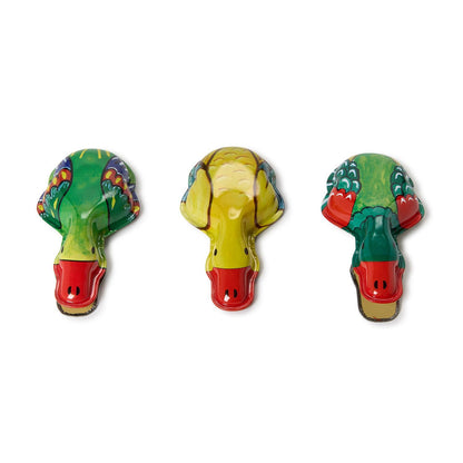 Quacks Hand Crafted Duck Vintage Clicker Toy