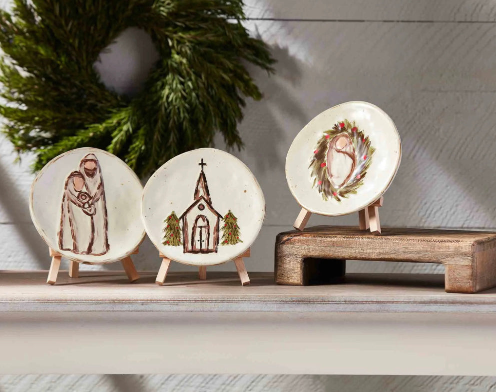 Christmas Plate Stand