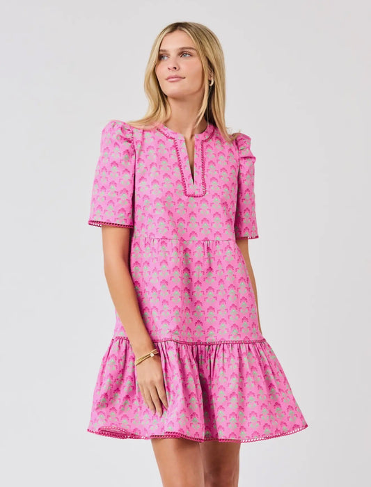 Adelyn Deco Lilies Dress