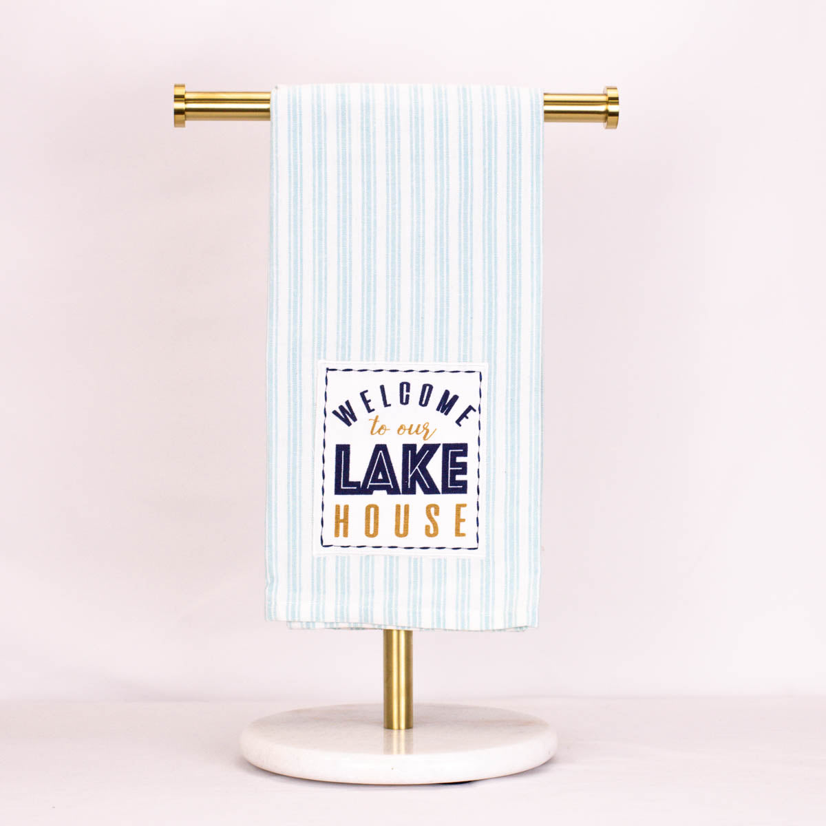 Lake House Ticking Stripe Hand Towel