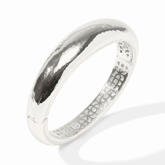 Catalina Demi Hinge Bangle Silver Medium